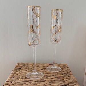 NWOT Lilly Pulitzer Mermaid Champagne Flutes (2)